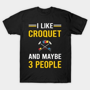 3 People Croquet T-Shirt